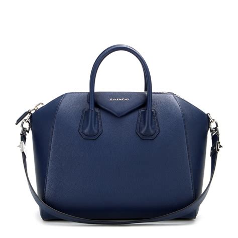 givenchy antigona blue medium|Givenchy antigona on sale.